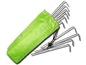 Yellowstone 20 Tent Pegs In Carry Bag - 7-Inch