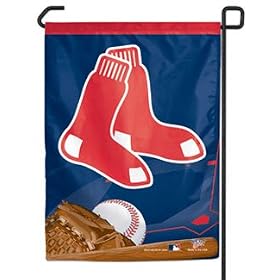 Boston Red Sox Garden Flag by 