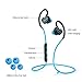 Bluetooth Headphones,V4.1 Wireless Sport Stereo Headset with Mic for Running,Gym,Driving for iPhone 6s Samsung Galaxy S7 Edge and Android Smartphones WOYING Q3 Blue
