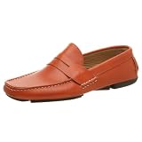  : Allen Edmonds Men's Revere Handsewn Driving Moccasin,Rust Calf,9 B