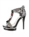 Isla Stone Snake Sandal - black (5)