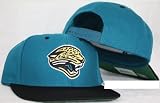 Jacksonville Jaguars SnapbackTeal / Black Two Tone Adjustable Plastic Snap Back Hat / Cap