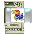 Kansas Jayhawks Large Money Clip/Card Holder - NCAA College Athletics Fan Shop Sports Team Merchandise