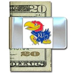 Kansas Jayhawks Large Money Clip/Card Holder - NCAA College Athletics Fan Shop Sports Team Merchandise