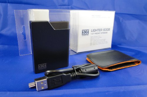 Xigmatek Lighter 60 GB USB 2.0 1.8-Inch Portable External Hard Drive HDXILI060GB-BK (Black)