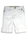 Cool Island - Girls 5 Pocket Twill Capris, White