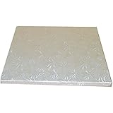 16" Silver Square Drum 1/2"