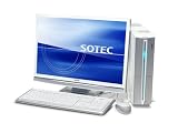 SOTEC PC STATION DS5040-APB Vista Premium with SP1 Core 2 Quad Q6600 2GB ������ 320GB HDD DVD�X�[�p�[�E�}���`�h���C�u�@�������[�J�[�h�X���b�g�@NVIDIA GeForce 7100�@ 22�^���C�h�t��