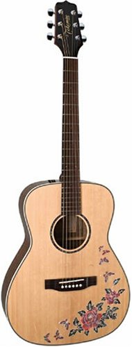 MusicalInstruments: Takamine G501BF OM Acoustic Guitar   Butterfly Motif