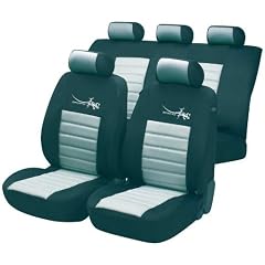 Auto Schonbezug / KFZ Sitzbezug Set SPORT SILBER