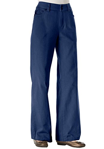 Women's Plus Size Petite Jean, Wide Leg Styling
