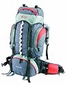 Gelert RUC710 Trail 65L Rucksack Grey / Steel / Tabasco
