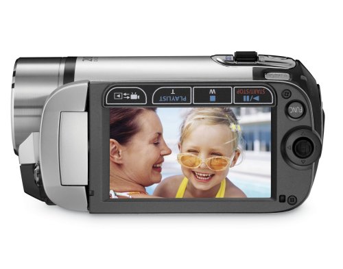 Canon FS200 Flash Memory Camcorder w/41x Advanced Zoom (Misty Silver) - 2009 MODEL image