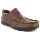Mens Brown Casual Slip On Shoes - Dk.Brown - UK 6-12by Rockstorm