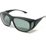Cocoons Live Eyewear Sunglasses Pilot (Large) Black Frame with Polarized Gray Lenses C302G