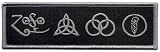 Led Zeppelin Symbols Iron On Patch