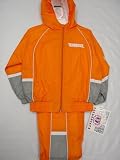Tennessee Volunteers Youth / Kids 2 pc gray and orange Wind Suit hooded jacket and pants