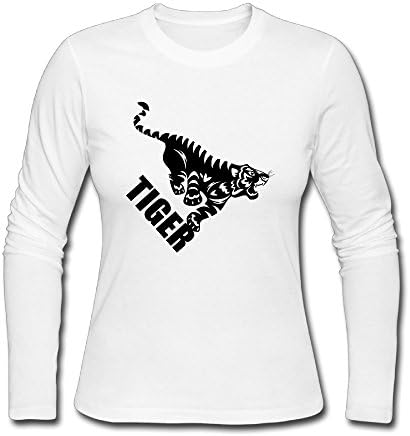 Tiger Shop668 Girls' Long Sleeve Pre-cotton Tiger T Shirt Magical Graphic