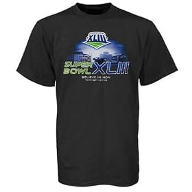 Reebok Black Super Bowl XLIII Tampa T-shirt