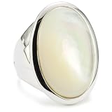 ELLE Jewelry Sterling Silver White Mother-Of-P
