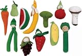 Organic Veggies and Fruit Safe Non-toxic Teething Toys for Baby