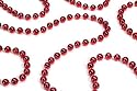 Pack Of 12 Shiny Red Beaded Christmas Garlands 108' x 8mm