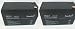 APC RBC5 12V 9AH Replacement Sealed Lead Acid Batteries(2) By POWERSTAR