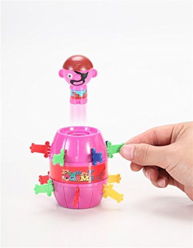 Funny Lucky Game Super Pop Up Toy Gadget Pirate Barrel Game Toy Pop-up Pirate Doll Toy for Kids Children