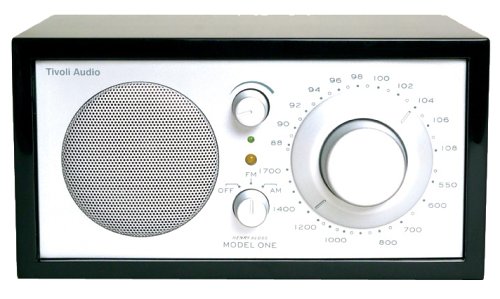 Tivoli Audio Platinum Series Model One AM/FM Table Radio, Piano Black/Silver