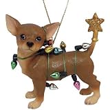 Aye Chihuahua Christmas Lights Ornament