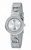 Gucci Women`s YA129507 U Play Small Silver Leather Watch