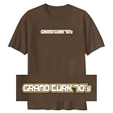 T-Shirt Brown  Capital 70 Retro Grand Turk  Turks & Caicos Islands Capital