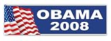 Barack Obama 2008 for president bumper sticker decal