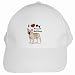 I Love My French Bulldog White Cap Hat