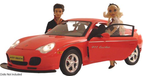 Childrens Toyshop  Toys : Radio Control Porsche Red 911 Turbo 40Mhz