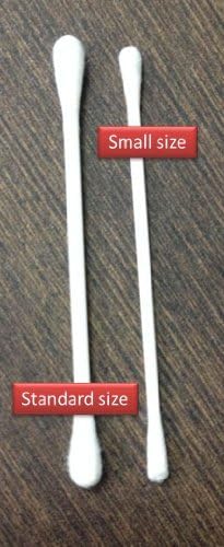 Ambulance Small Tipped Sterized 100% Pure Cotton Swabs, Clean & Hygienic 100 Counts