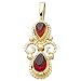 14kt Yellow Gold Stylish Mozambique Garnet Pendant
