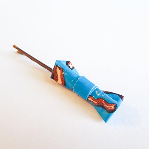 Bacon Duct Tape Bow Tie Hair Pin
