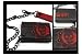Gears of War Nintendo Video Game Wallet - Black Red Logo Leather Chain Tri-Fold