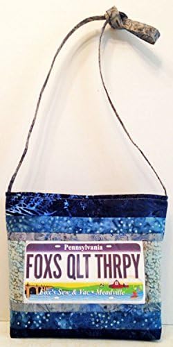 Row by Row License Plate Shop Hop Bag Pattern