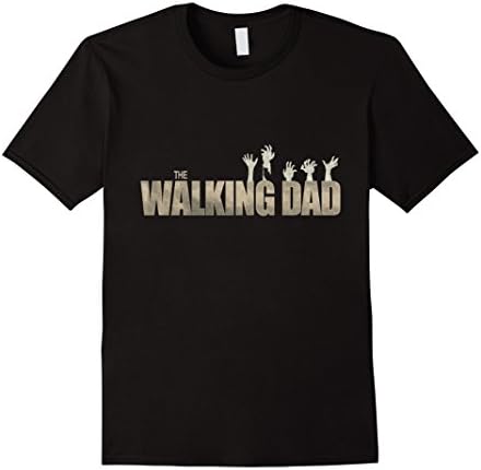 Men's The Walking Dad Funny T-Shirt Dead Parody Multi Colors - Male Medium - Black