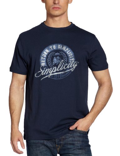 LERROS Herren T-Shirt 2243082, Gr. 52 (L), Blau (navy 483) Preisvergleich