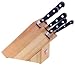 Stellar Sabatier 5 Piece Beech Knife Block Set