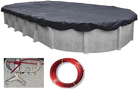 Winter cover for Oval Swimming pools Above ground and In ground (15 x 30)