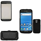 iFase Brand Samsung Hercules T989 Combo Rubber Black Protective Case Facepl ....