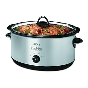 Crockpot 64451LD-C 6.5 Quart Slow Cooker with Bonus Little Dipper Slow Cooker