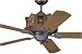 Craftmade Ceiling Fans Log Cabin Model LC52EB in European Bronze. Indoor fan.