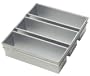 Focus Foodservice Commercial Bakeware 3-Strap Pullman Pan Set
