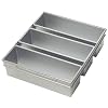 Focus Foodservice Commercial Bakeware 3-Strap Pullman Pan Set