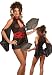 Babydoll Sleepwear Set - Sexy Intimate Apparel Fantasy Lingerie with Obi, Belt and Thong